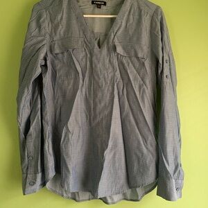 Express Casual V-Neck Shirt